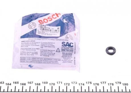 Уплотнительное кольцо BOSCH 1 280 210 711 (фото 1)