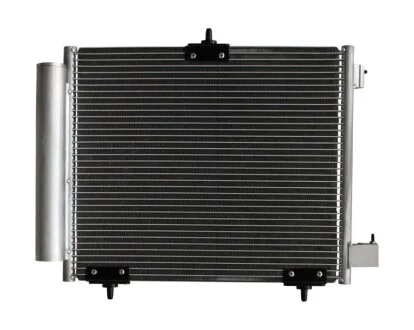 Конденсатор кондиціонера (з осушувачем) DS DS 3, CITROEN C2, C2 ENTERPRISE, C3 / C3 ORIGIN III, C3 AIRCROSS II, C3 I, C3 II, C3 III, C3 PLURIEL, C4 CACTUS, DS3, OPEL CROSSLAND X 1.0-1.6D 02.02- BOSCH 1986AD2007