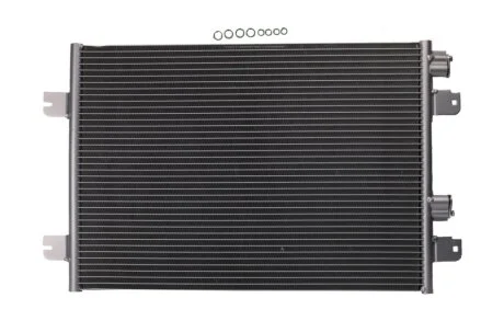 Конденсатор кондиціонера DACIA LOGAN, LOGAN EXPRESS, LOGAN MCV, RENAULT LOGAN I, MEGANE I, MEGANE I CLASSIC, MEGANE I COACH, MEGANE SCÉNIC, SCENIC I 1.4-2.0 01.96- BOSCH 1986AD2078