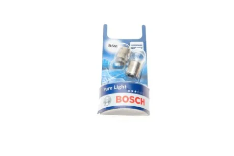 Автолампа (12V 5W R5W PURE LIGHT 2 шт) BOSCH 1 987 301 022