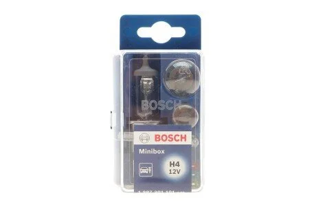 Лампа h4 minibox 12v (вір-во) BOSCH 1 987 301 101 (фото 1)