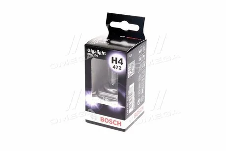 Автолампа (12V 60/55W H4 GIGALIGHT 120 бокс 1 шт) BOSCH 1 987 301 160 (фото 1)