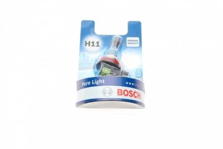 Автолампа (12V 55W H11 PURE LIGHT блистер) BOSCH 1 987 301 339