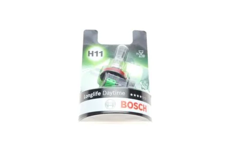 Лампа накала H11 12V 55W PGJ19-2 LONGLIFE DAYTIME (выр-во) BOSCH 1 987 301 340