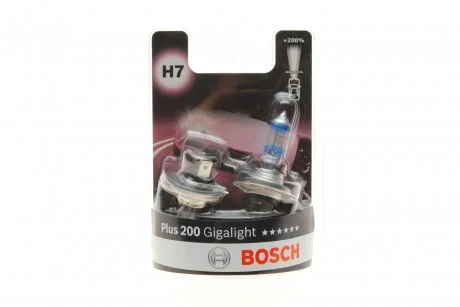 ЛАМПА РОЗЖАР. Plus 200 Gigalight H7 / *1 1 987 301 436 BOSCH 1987301436