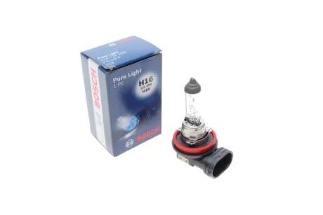 Лампа H16 19W 12V Pure Light картон - кратн. 10 шт BOSCH 1 987 302 089