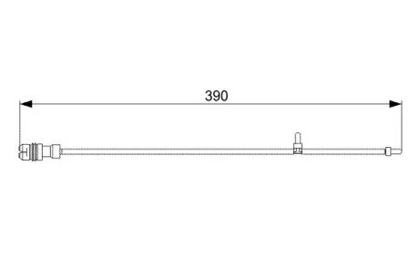 Датчик зносу гальмівних колодок BOSCH 1987473041