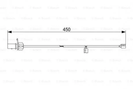 Датчик зношування колодок BOSCH 1 987 473 583