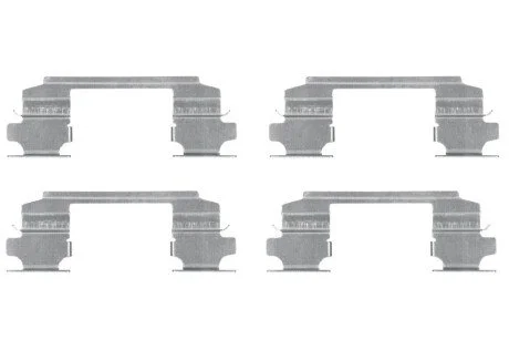 NISSAN К-т установочный пер. торм. колодок Pathfinder 3,3-3,5 -04 BOSCH 1987474436