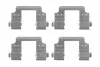 BOSCH LAND ROVER К-т установочный пер. торм. колодок Discovery  04-, Range Rover 1987474456