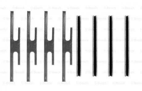 Монтажний к-кт гальмівних колодок BOSCH 1 987 474 604