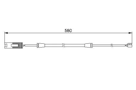 Датчик зношув.гальм колодок BMW 750i E38 \&#039;\&#039;F \&#039;\&#039;94-01 BOSCH 1987474941 (фото 1)