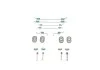 Комплект пружинок колодок ручника Fiat Sedici/Nissan Qashqai 06- 1987475425