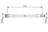 BOSCH AUDI Шланг тормозной задн. 80 86-91, 90 1987476009