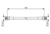 BOSCH VW Шланг тормозной задний T4 91- 1987476220