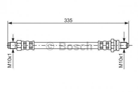 Шланг гальмівний BOSCH 1987476600