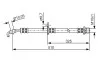 BOSCH Шланг тормозной пер. левый TOYOTA  Avensis -03 1987476764