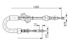 BOSCH VW Трос ручн.тормоза лев./прав. AUDI 100/200 -90 1987477062