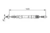 BOSCH VOLVO трос ручного гальма 480-440 87- 1987477353