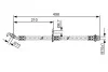 BOSCH TOYOTA Шланг тормозной задн.Lexus RX 1987481380