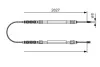 BOSCH Трос центр. CITROEN JUMPER 94- 1987482006