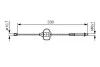 BOSCH FORD Трос ручного тормоза пер.Focus 05- 1987482121
