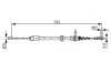 BOSCH DB Трос ручного тормоза задн. прав./лев. W212 1987482329