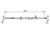 BOSCH FORD Трос ручного тормоза передн. FIESTA VI, MAZDA 2 07- 1987482421
