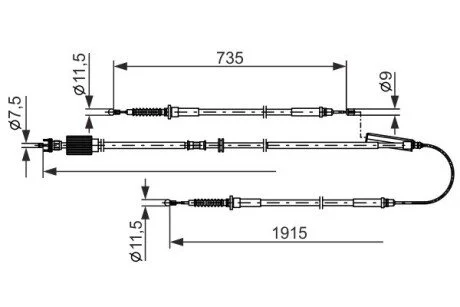 Автозапчастина BOSCH 1987482801 (фото 1)