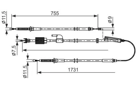 Автозапчасть BOSCH 1987482804