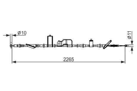 LINKA HAM. RиCZ. HONDA T. CR-V 2,0 02-04 PR BOSCH 1987482918