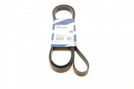 Ремень П-клиновый 6PK2260 BOSCH 1987945981
