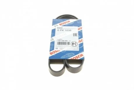 Ремень п-клиновой 6pk1038 BOSCH 1 987 946 000