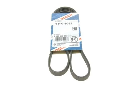 Дорiжковий ремінь 4PK1052 BOSCH 1 987 947 878