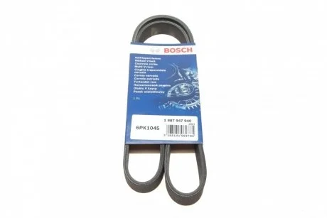 Ремень поликлиновый 6PK1043/1045 BOSCH 1 987 947 940