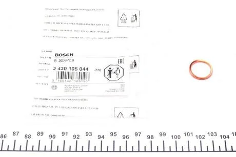 Шайба під форсунку BMW 3 2.4 D -95 BOSCH 2 430 105 044 (фото 1)