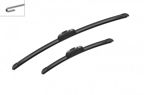 Щетка дворн. к-кт (55+34см) HBG1.1 безкаркас JUKE/MATIZ/GETZ BOSCH 3 397 007 589