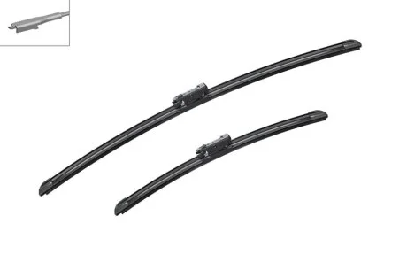 Щітка склоочисника безкаркасна передн (2шт) Aerotwin 600/400мм HYUNDAI BAYON, I20 III 08.20- BOSCH 339701401R