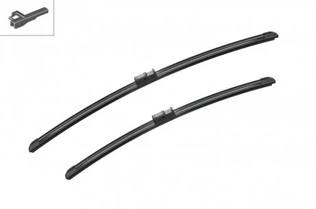 Щетка дворн. к-кт (60+50см) RBSL1.1 безкаркас BMW X5/X6 BOSCH 3 397 118 970