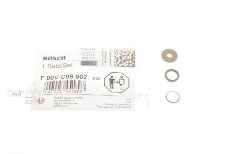 Елемент форсунки Common Rail BOSCH F 00V C99 002 (фото 1)