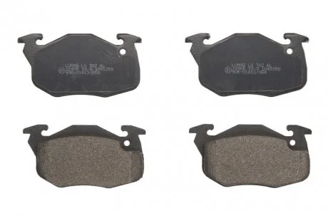 Гальмiвнi колодки дисковi BRECK 20906 00 702 00