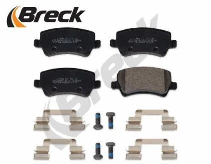 Тормозные колодки, дисковые BRECK 24496 00 702 10