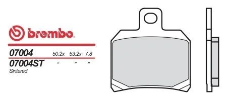 Автозапчасть BREMBO 07004