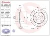 Диск гальмівний (задній) Toyota Auris/ Corolla 06- (259x9) PRO BREMBO 08A5342X (фото 1)