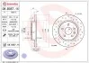 Диск гальмівний (задній) Opel Astra H/J 06- (268x12) BREMBO 08B3571X (фото 1)