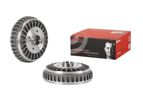 Гальмівний барабан Logan 07-/Stepway 12- (228,6x52,3mm)/к-т з підшипн. BREMBO 14E31250