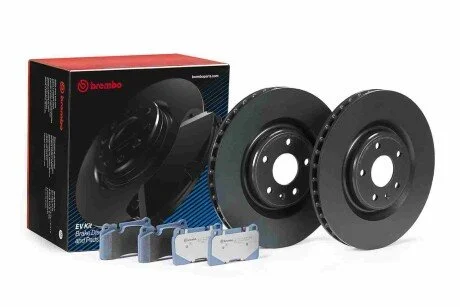 Гальмівний диск в зборі передн ((EN) discs and pads) NIO ES8, ET7 Electric 12.19- BREMBO KT08007