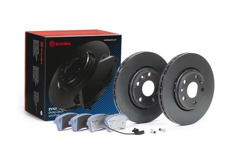 TARCZA HAMULCOWA 280X26 + KLOCKI (P 68 058E) RENAULT KANGOO EXPRESS (FW0/1_) 02/08-> EVKIT SZT BREMBO KT08037