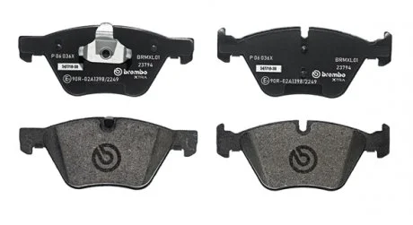 Тормозные колодки, тюнинг BREMBO P 06 036X