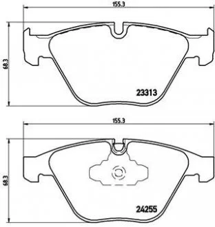 Тормозные колодки BREMBO P06 055
